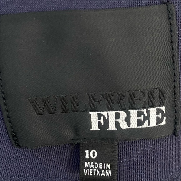 Wilfred Free Blue Moto Jacket Size 10 - Picture 3 of 4